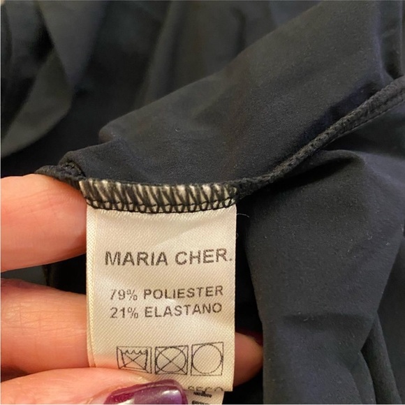 Maria Cher Elegant Black  gemstone embellished Jumpsuit, M - Picture 10 of 12